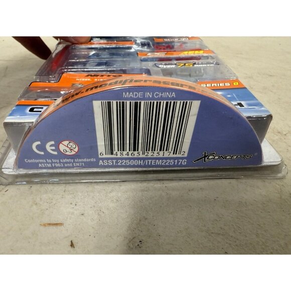 Rare Modifiers Series 7 1:43 1999 Honda Prelude Blue New Sealed In Plastic! - Picture 6 of 6